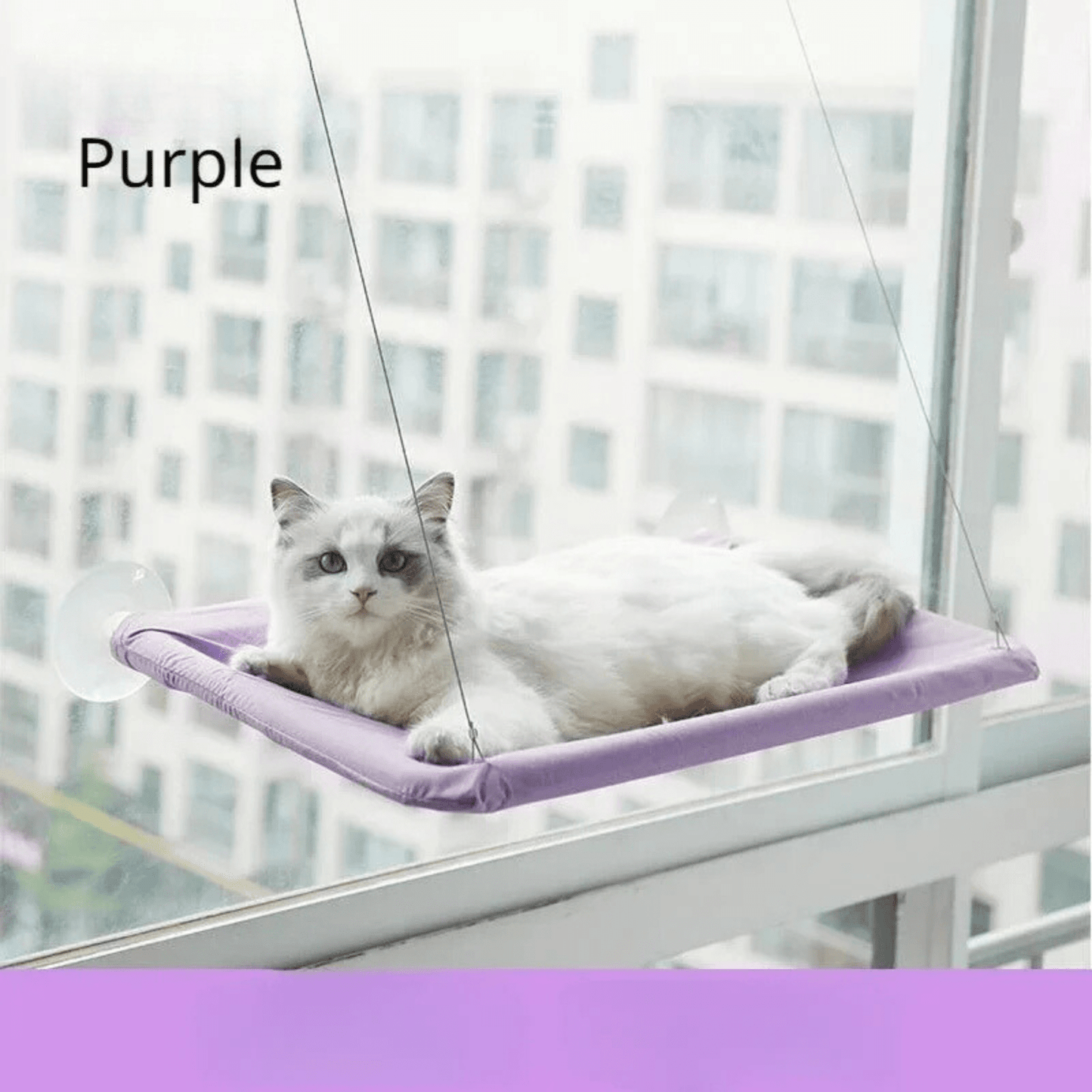 Kattenmand Raamhangmat Ademend Oxford – Comfortabel Slaapplekje