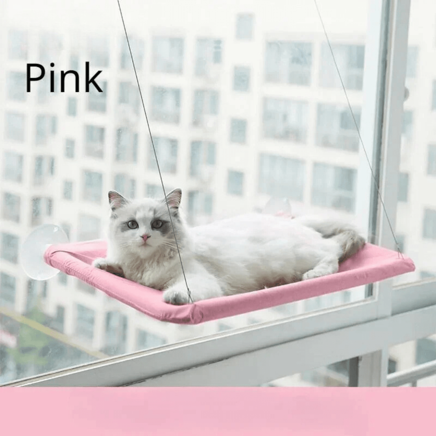 Kattenmand Raamhangmat Ademend Oxford – Comfortabel Slaapplekje