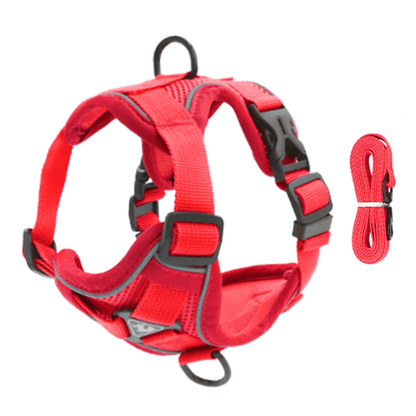 PawSecure Hondenharnas – Ontsnappingsproof Ademend Reflecterend Harnas Hond & Kat