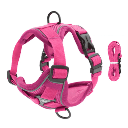 PawSecure Hondenharnas – Ontsnappingsproof Ademend Reflecterend Harnas Hond & Kat