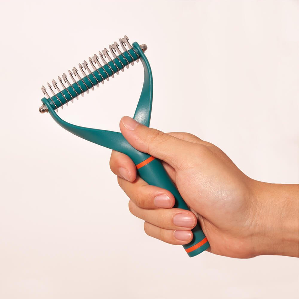 Pet Safe Dematting Kam met Dubbele Bladen