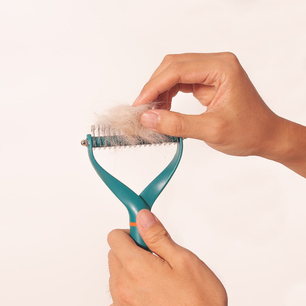 Pet Safe Dematting Kam met Dubbele Bladen