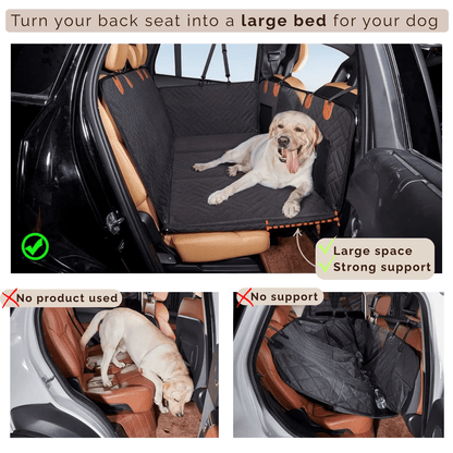 Petcruiser Achterbank Bescherming - Hondenkleed Auto - Waterdichte Auto Hondenmat voor Achterbank