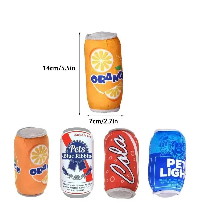 Pluche Hondenblikje Speeltje – Zacht Kauwspeelgoed met Piepgeluid