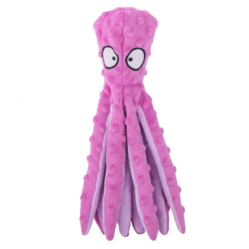 Pluche Octopus Hondenspeelgoed