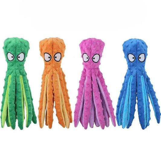 Pluche Octopus Hondenspeelgoed