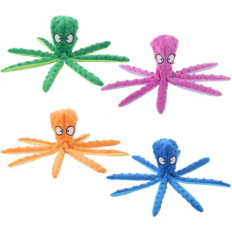 Pluche Octopus Hondenspeelgoed