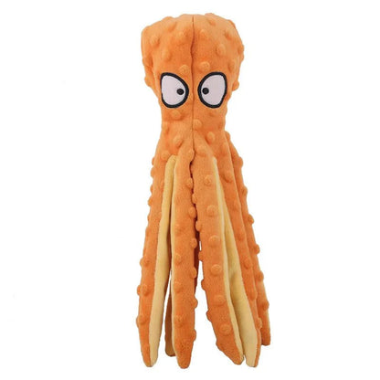 Pluche Octopus Hondenspeelgoed