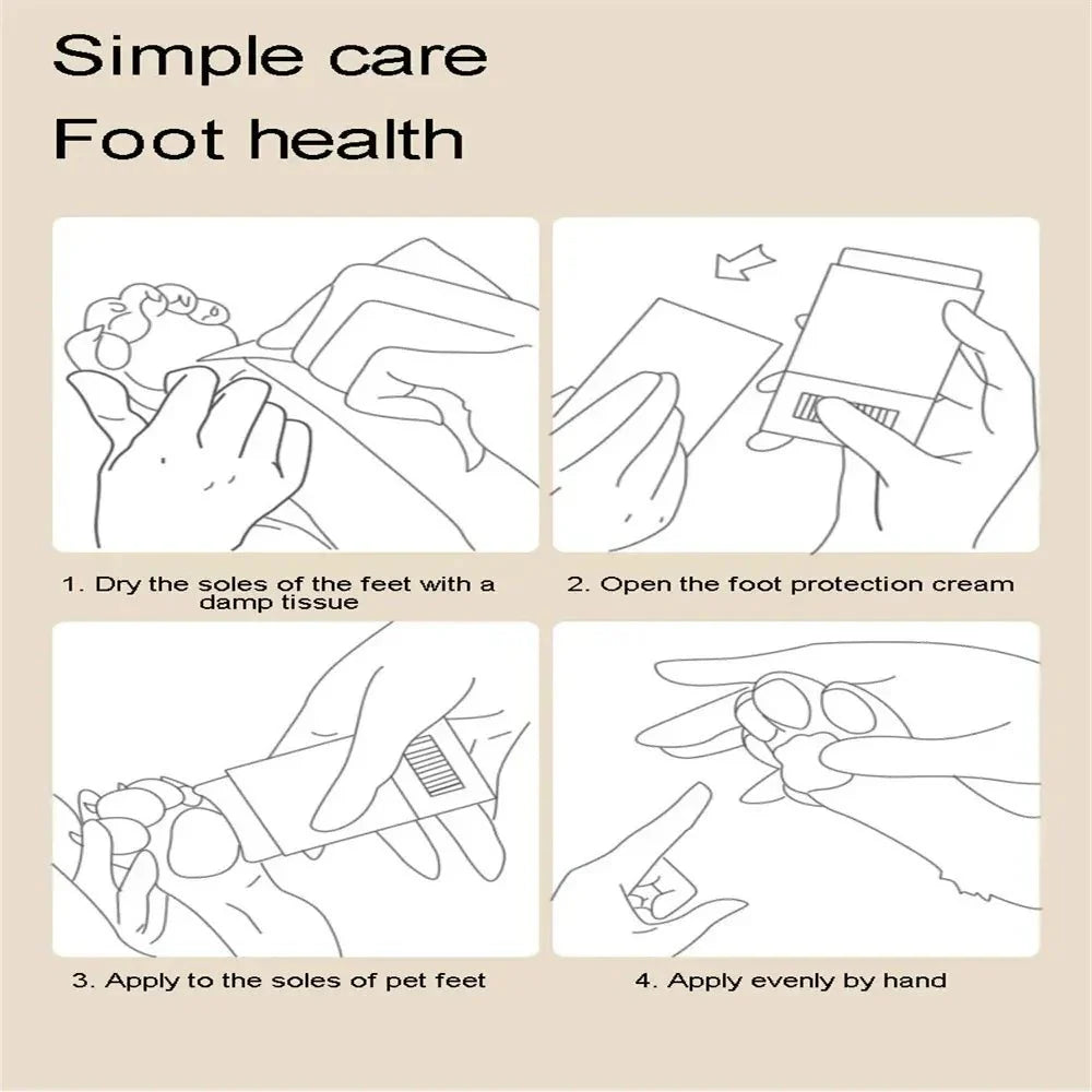 Pootverzorgingsbalsem voor Honden – Voetkussentjes Bescherming