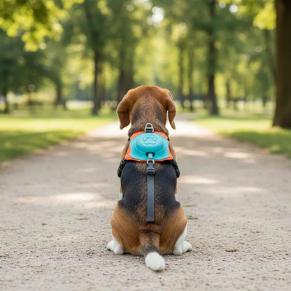 PawGuard Hondenharnas – No-Pull Verstelbaar Tuig Met Automatische Leiband - Hondentuig