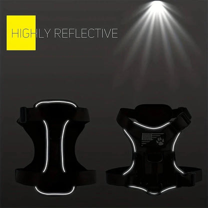 Reflecterend Hulphonden Harnas met 5 Patches