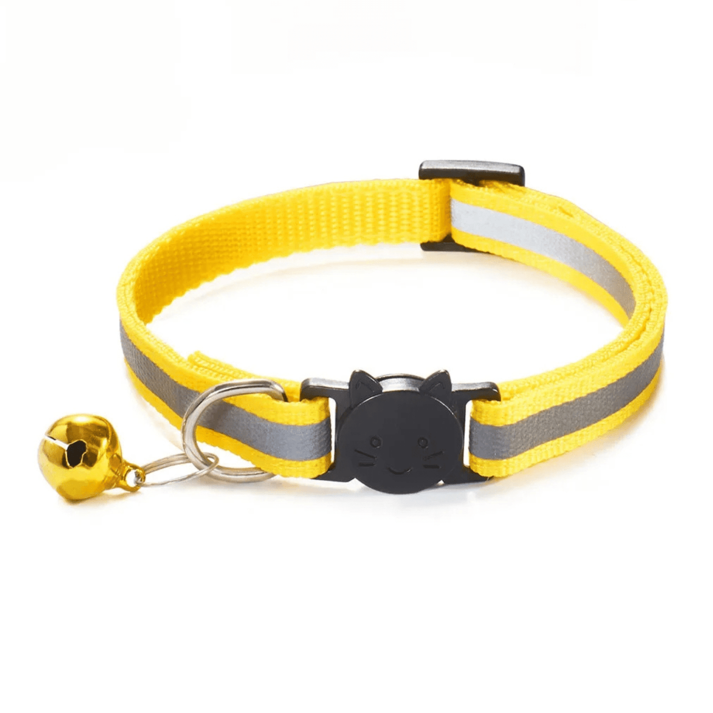 Reflecterende Breakaway Halsband met Belletje voor Katten