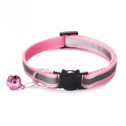 Reflecterende Breakaway Halsband met Belletje voor Katten