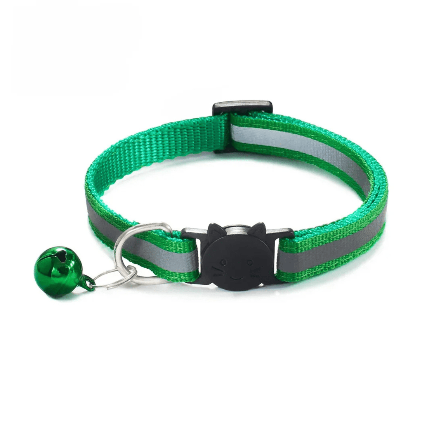 Reflecterende Breakaway Halsband met Belletje voor Katten