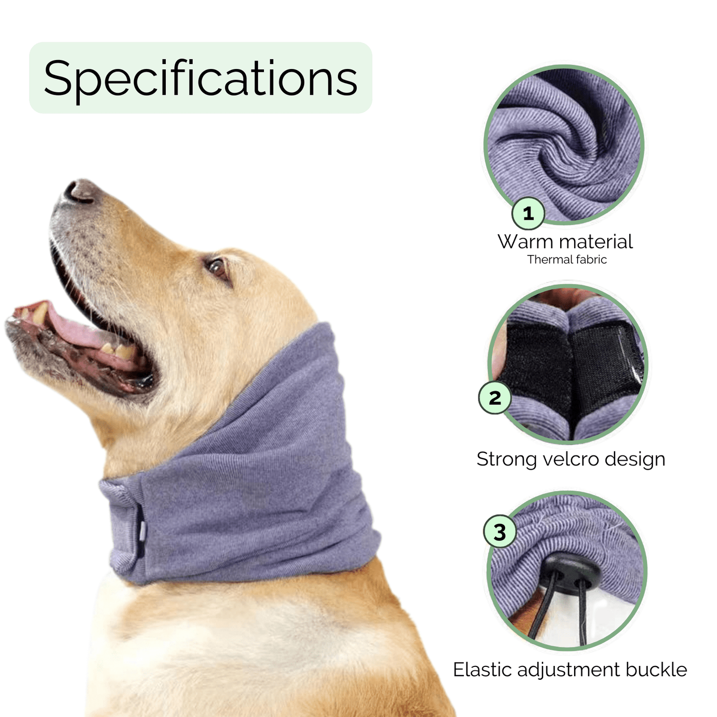 Rustgevende Hond Oorbeschermers – Anti-Stress & Dondercap