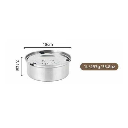 RVS Anti-Mors Waterbak voor Honden – 1L of 3L