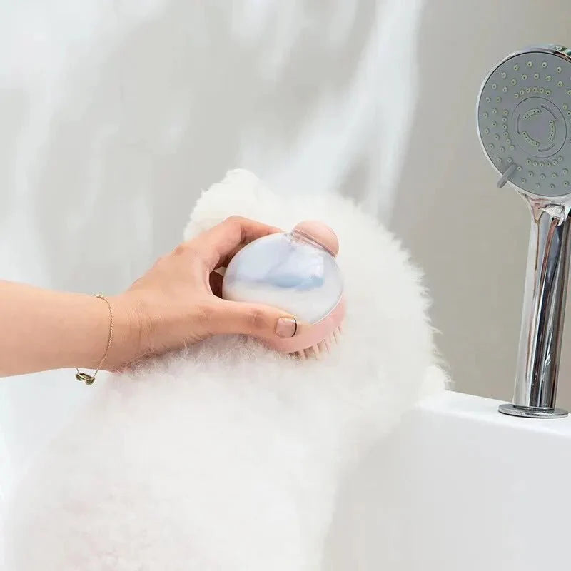ScrubBuddy - Borstel met Shampoo Dispenser