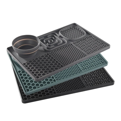 Siliconen Likmat - Slowfeeder voor Natvoer of Snacks