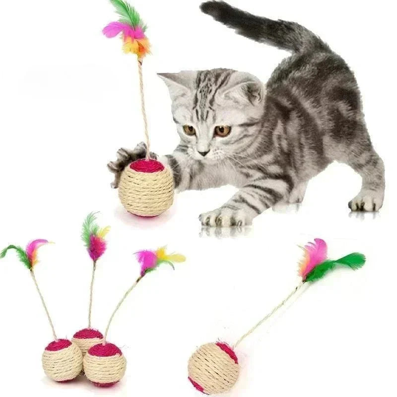 Sisal Krabbal Katten Speelgoed – Interactief