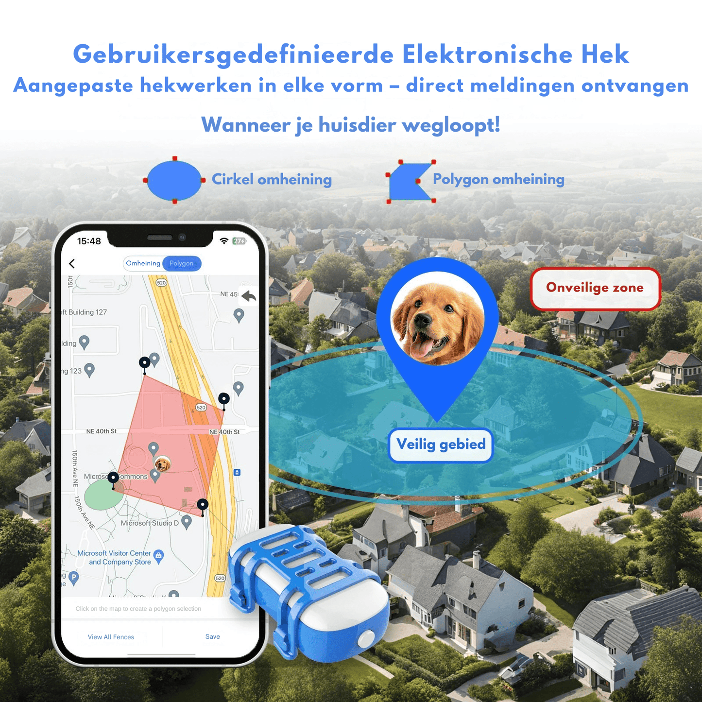 Slimme 4G GPS Tracker voor je Huisdier