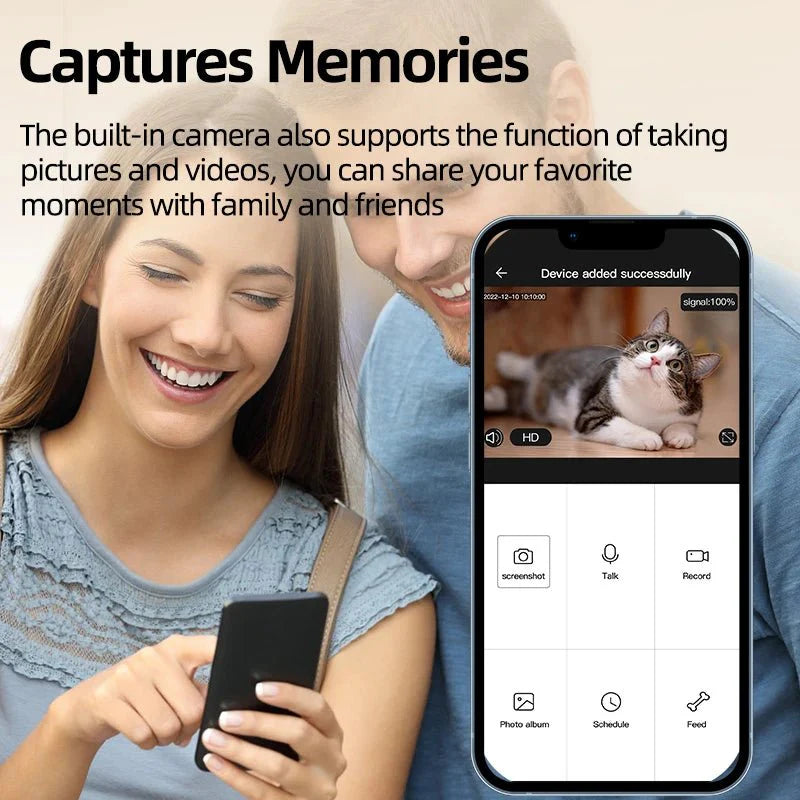 Slimme Voerautomaat met Camera – Automatische Diervoeder