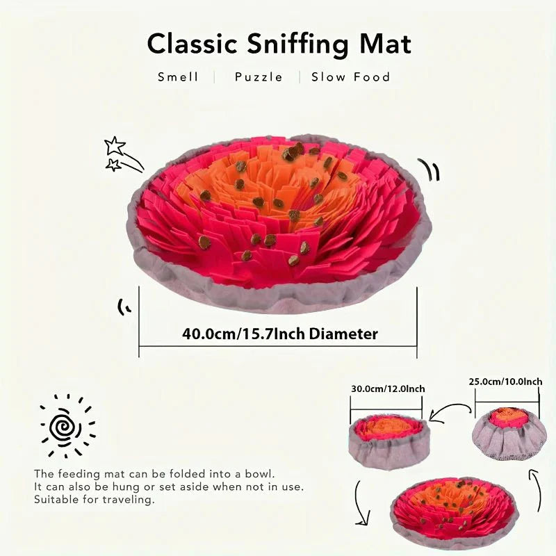 Snuffelmat voor Honden - Wasbaar Vilt