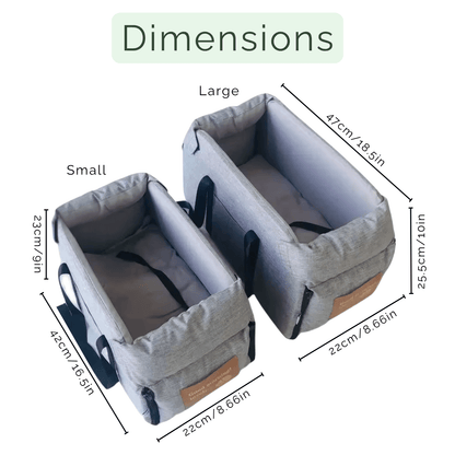Hondenmand & Kattenmand Auto – Waterdicht Oxford – Draagbare Reismand