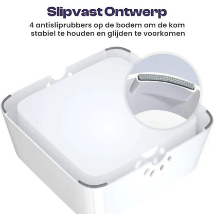 Splash Stop - Anti-Mors Drinkbak voor Honden & Katten