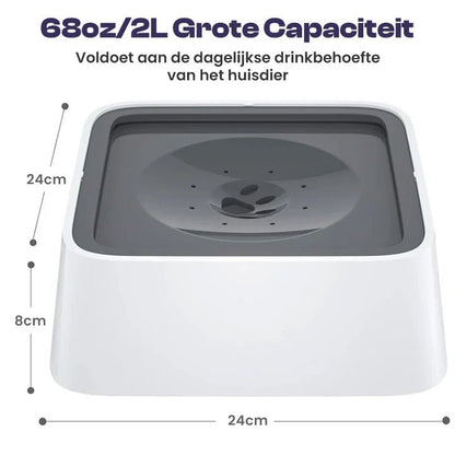 Splash Stop - Anti-Mors Drinkbak voor Honden & Katten