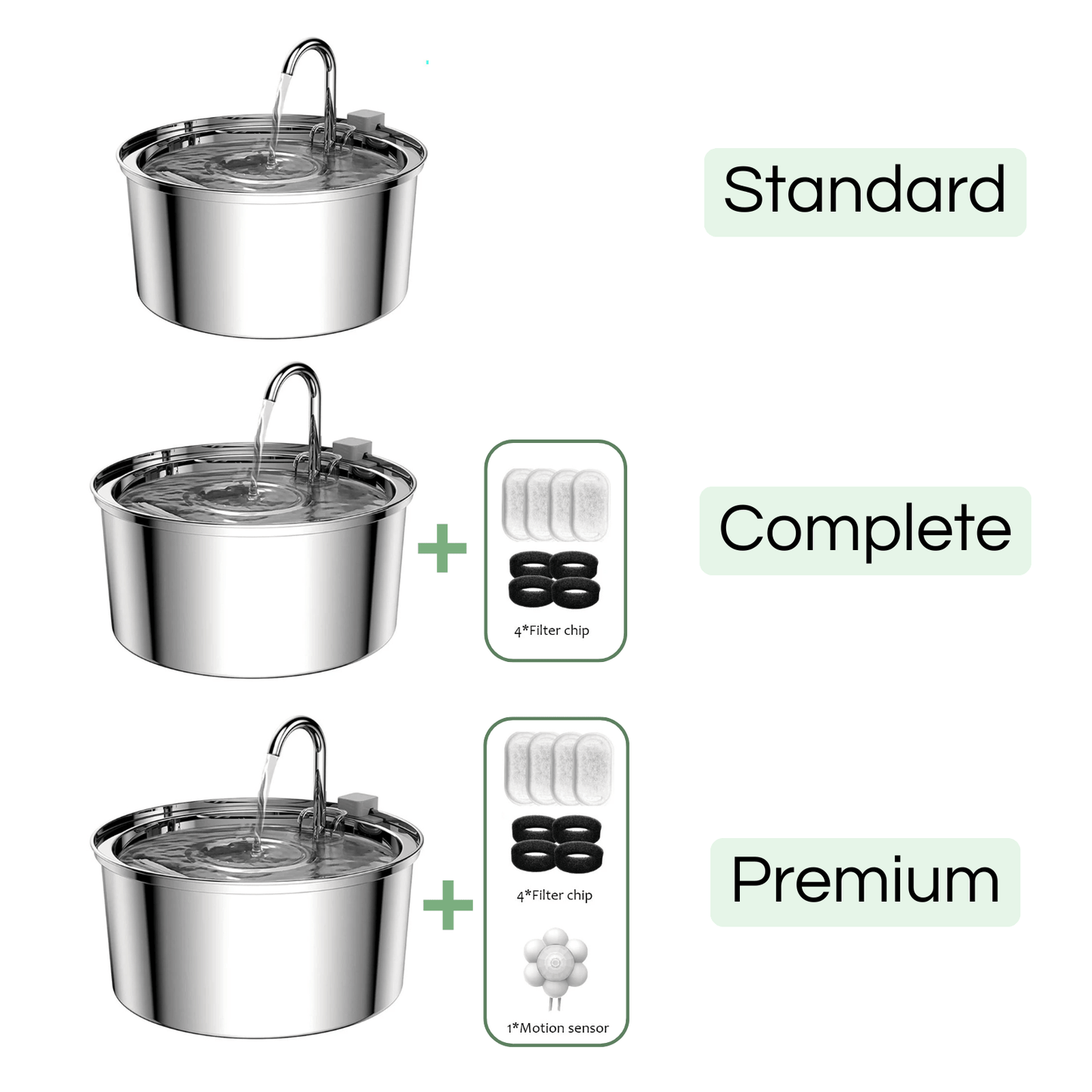 Stille RVS Automatische Waterfontein