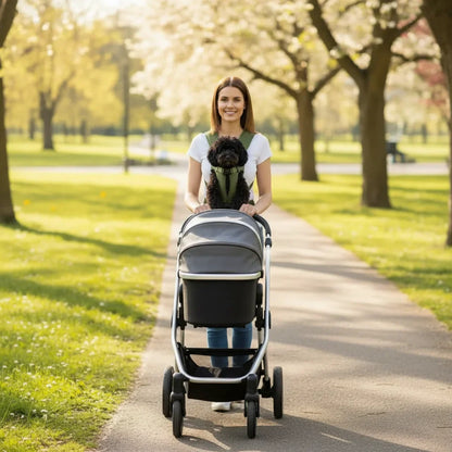 PetTravel Pro Hondendraagzak – Ademende Handsfree Reistassen voor Kat & Hond