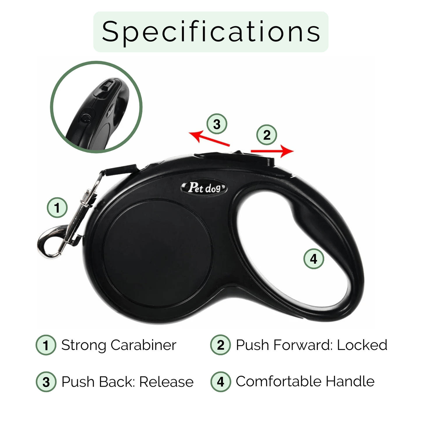 Uitschuifbare Hondenlijn - Flexi lijn