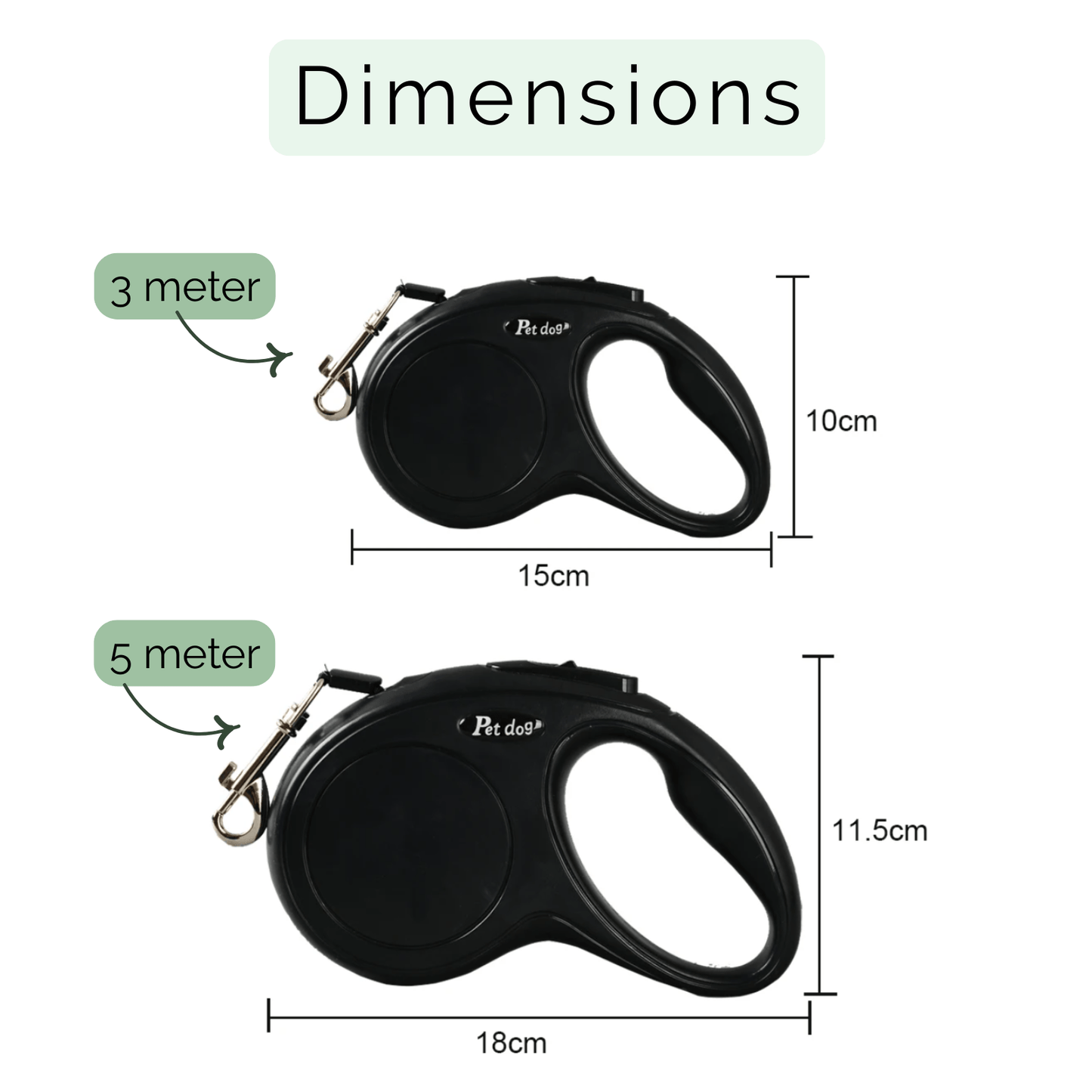 Uitschuifbare Hondenlijn - Flexi lijn