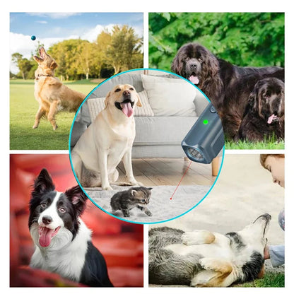 Ultrasone Hondenafschrikker – Zwart – LED-indicator – USB oplaadbaar – Hondentrainer – Anti-blaf apparaat