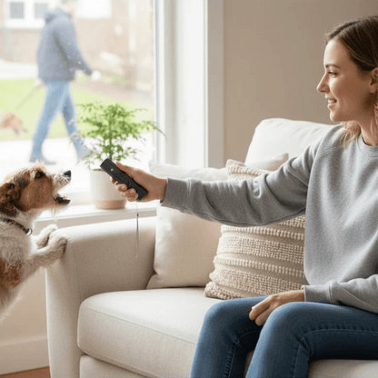 Ultrasone Hondenafschrikker – Zwart – LED-indicator – USB oplaadbaar – Hondentrainer – Anti-blaf apparaat