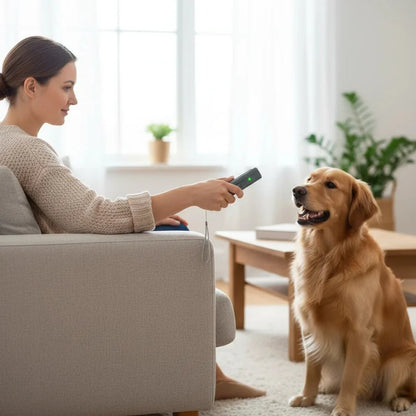 Ultrasone Hondenafschrikker – Zwart – LED-indicator – USB oplaadbaar – Hondentrainer – Anti-blaf apparaat