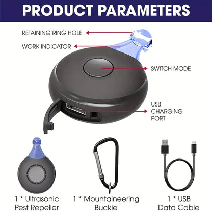 Ultrasone Ongedierteafweermiddel – Vlooien, Teken & Muggen Vrij