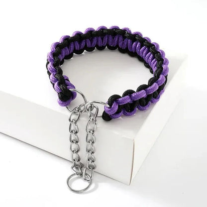 PawWeave Hondenhalsband Verstelbaar – Sterke Nylon Halsband Hond voor Training & Wandelingen