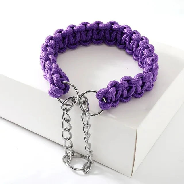 PawWeave Hondenhalsband Verstelbaar – Sterke Nylon Halsband Hond voor Training & Wandelingen