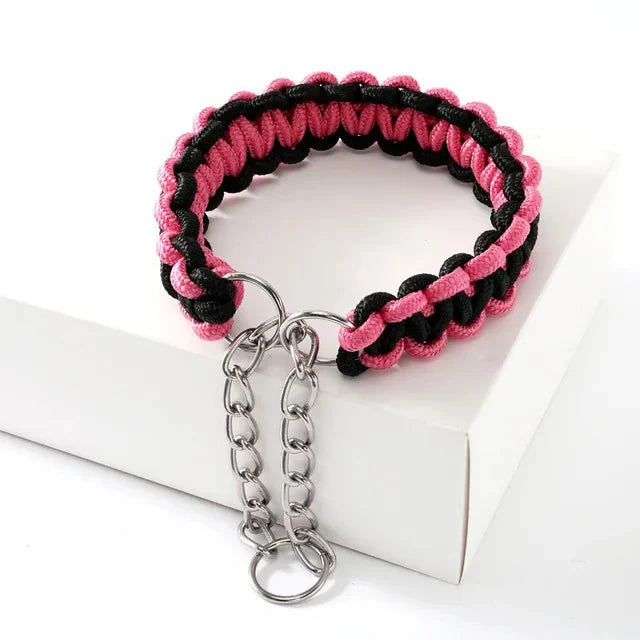 PawWeave Hondenhalsband Verstelbaar – Sterke Nylon Halsband Hond voor Training & Wandelingen