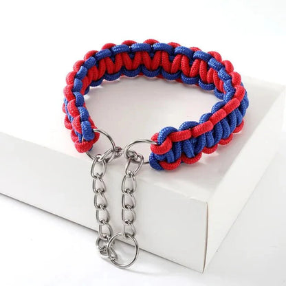 PawWeave Hondenhalsband Verstelbaar – Sterke Nylon Halsband Hond voor Training & Wandelingen