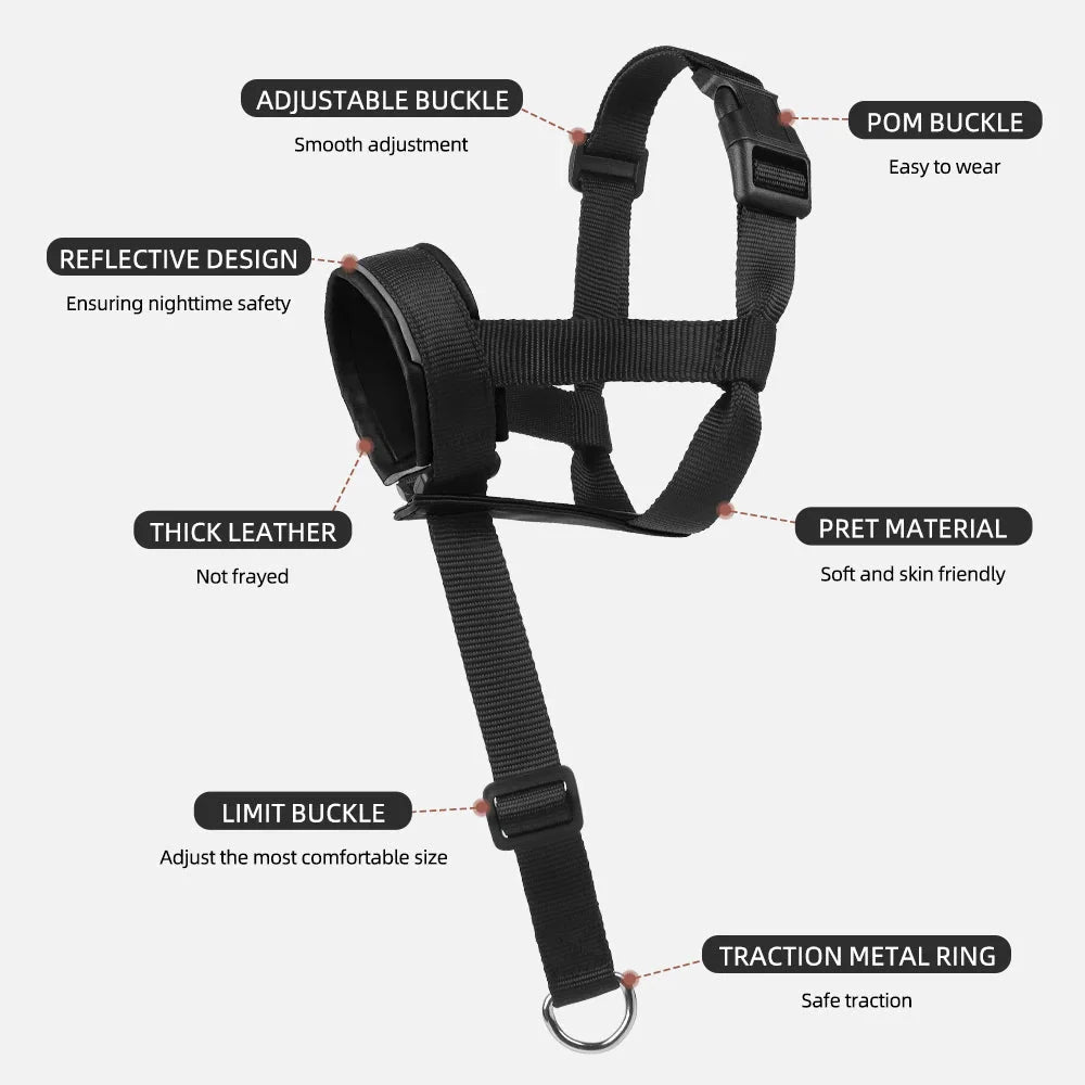 Verstelbare Muilkorf Halti-Stijl