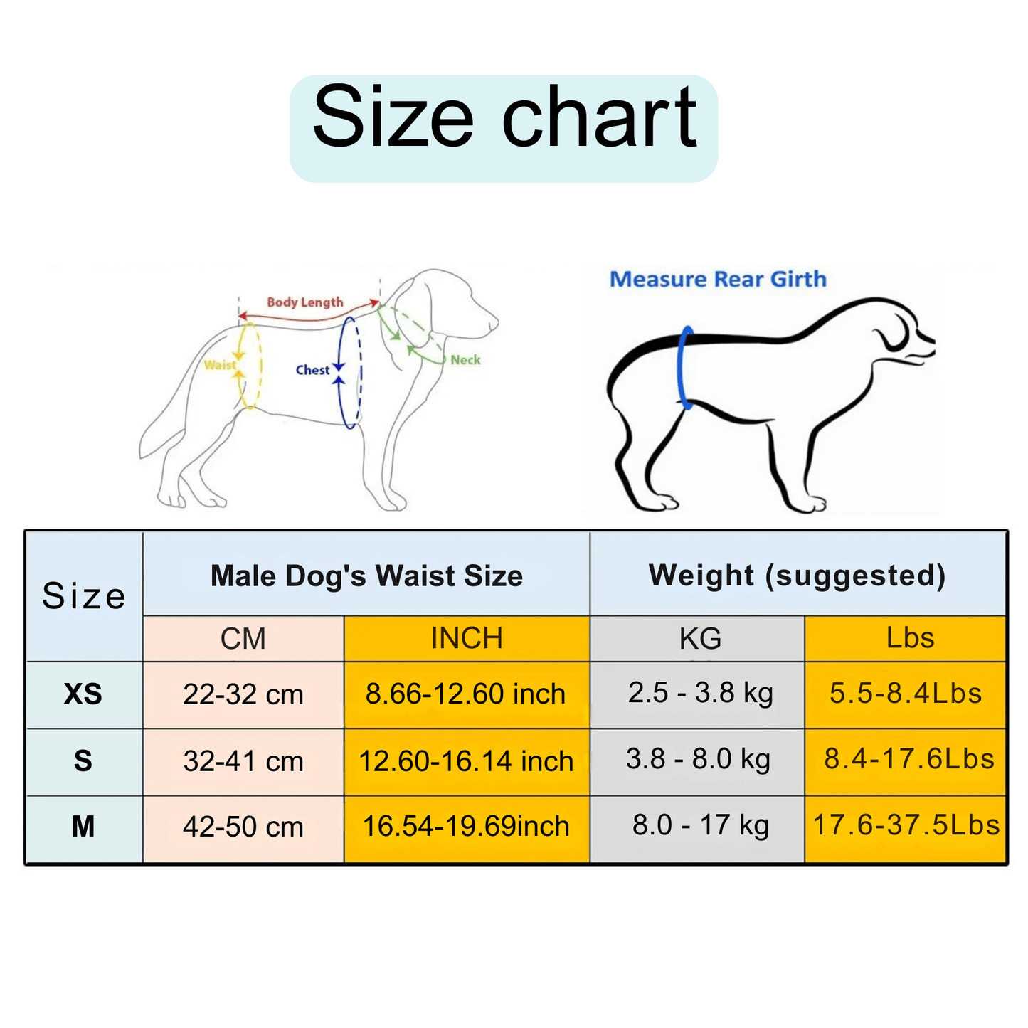 Wasbare Buikband voor Reuen