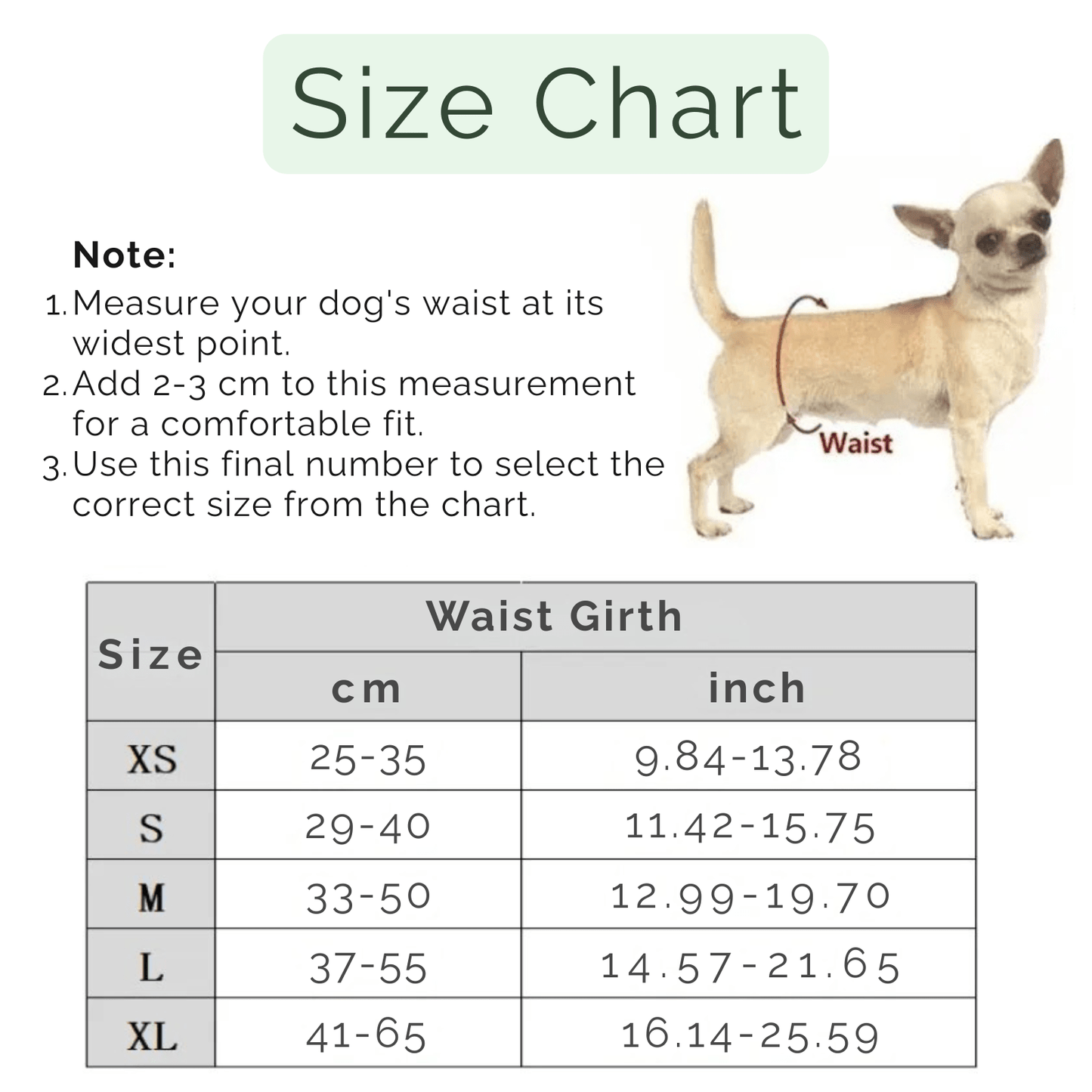 Wasbare Luier voor Honden & Katten