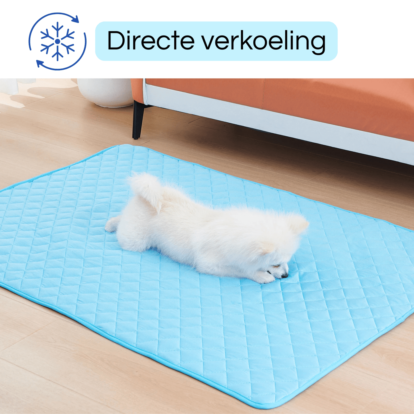 Hondenmat Zelfkoelend IJszijde – Wasbaar Reismat Voor Hond & Kat