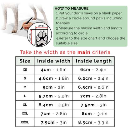 Waterdichte, Antislip, Rubberen Hondenschoenen