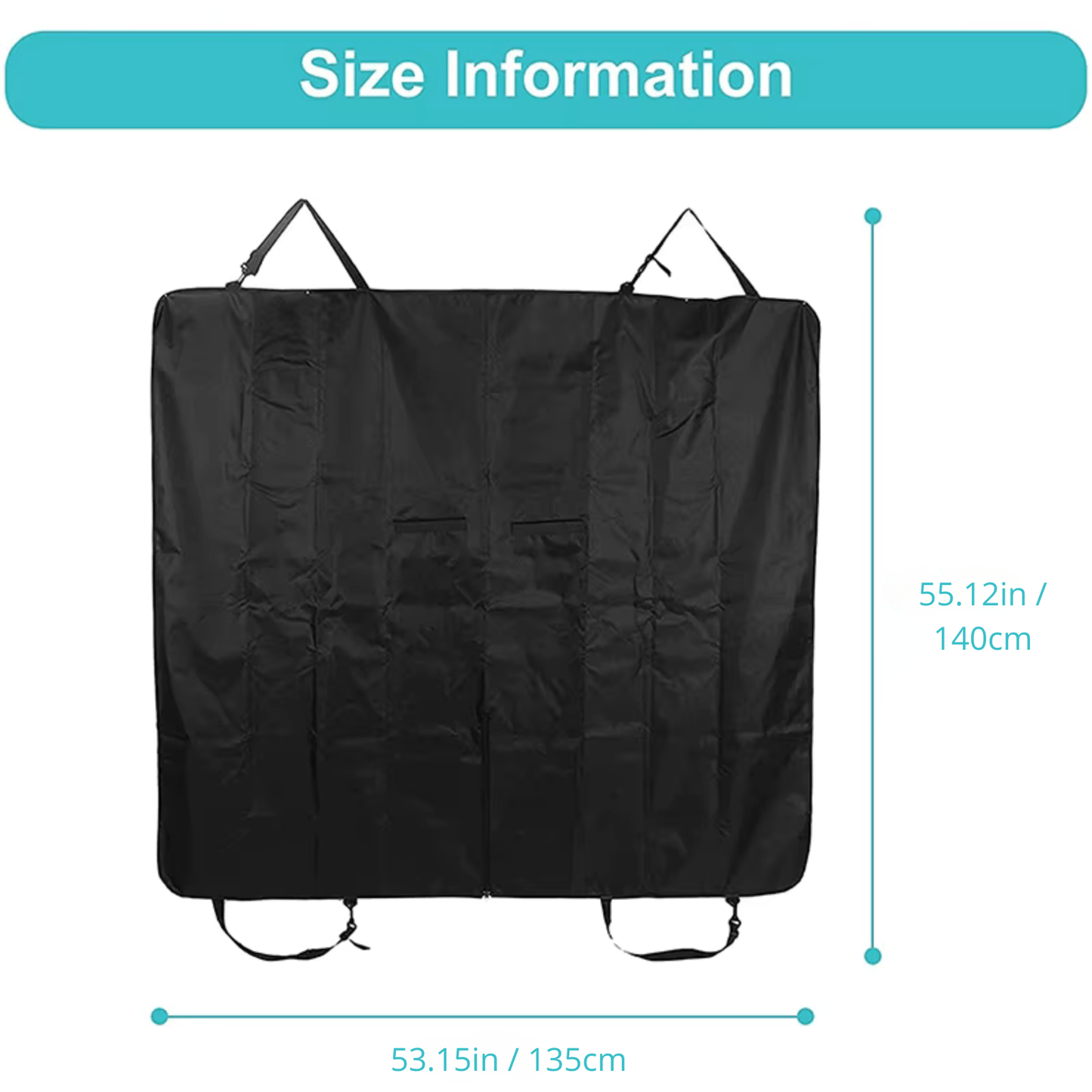 Hondenkussen Auto Waterdicht – Polyester Reismat Achterbank Bescherming