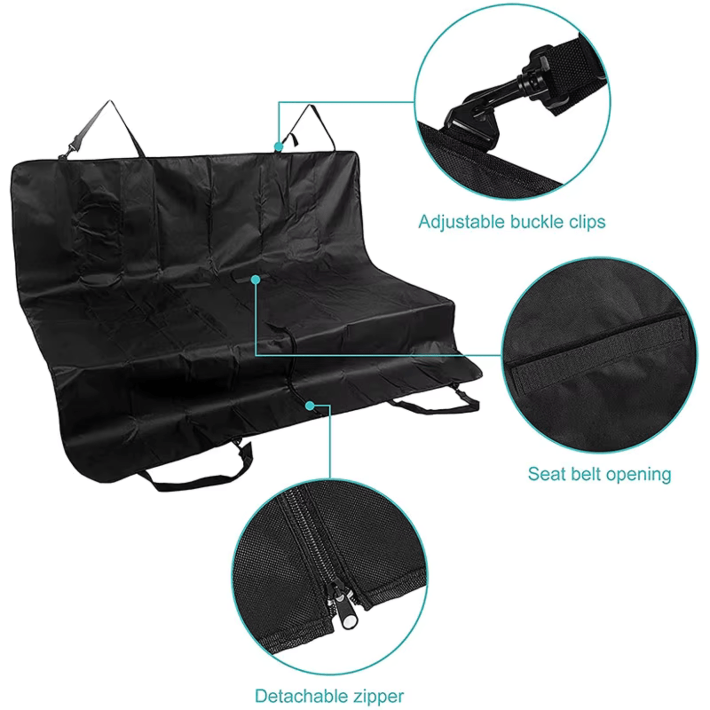 Hondenkussen Auto Waterdicht – Polyester Reismat Achterbank Bescherming