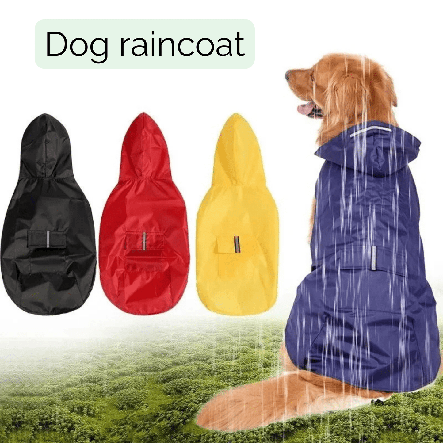 Waterdichte Hondenregenjas - Bescherming tegen Regen en Wind