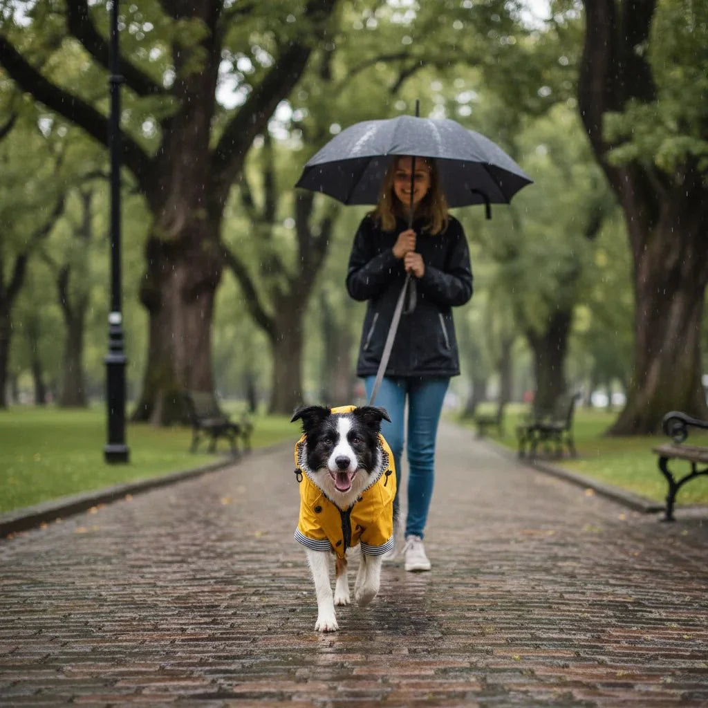 Hondenjas - Waterdichte Regenjas Hond Geel - Hondenkleding